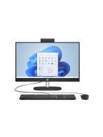 HP All-in-One Desktop AI 24-cr2027nh D30BSEA, Intel Core Ultra 7 255U, 8GB DDR5-5600, 512GB PCIe NVMe SSD, 23.8-inch FHD IPS Touchscreen, Intel UHD Graphics, USB Keyboard & Mouse, FreeDOS, Jet Black