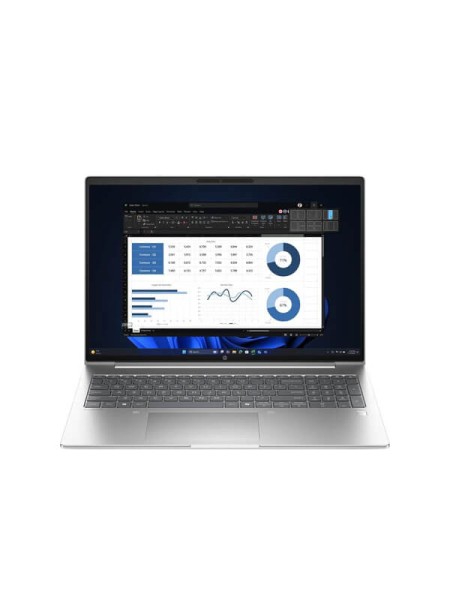 HP ProBook 460 G11 A38BHET#BH5 AI Business Laptop, Intel Core Ultra 7 155U, 16GB DDR5-5600, 512GB PCIe NVMe SSD, 16-inch WUXGA IPS, Intel Graphics, Wi-Fi 6E, Backlit English Keyboard, FreeDOS, Pike Silver | A38BHET#BH5