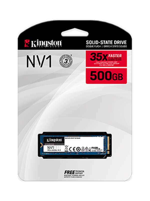 KINGSTON 500GB NVMe PCIe SSD | SNVS/500G