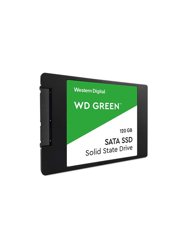 WD 120GB Green 3D NAND PC SSD - SATA III 6 Gb/s 2.5"/7mm Solid State Drive | WDS120G2G0A