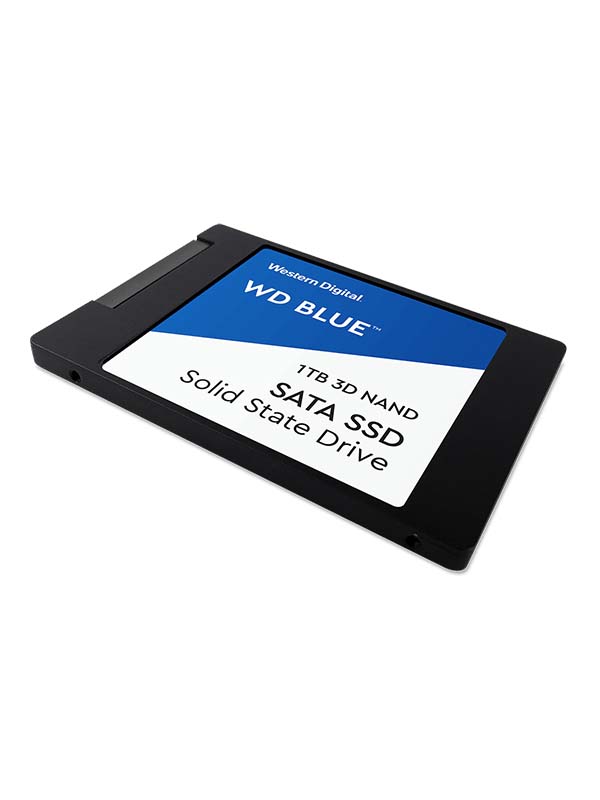 WD 1TB Blue 3D NAND PC SSD - SATA III 6 Gb/s 2.5"/7mm Solid State Drive | WDS100T2B0A
