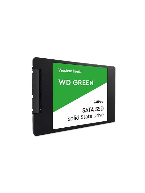 WD 240GB Green 3D NAND PC SSD - SATA III 6 Gb/s 2.5"/7mm Solid State Drive | WDS240G2G0A
