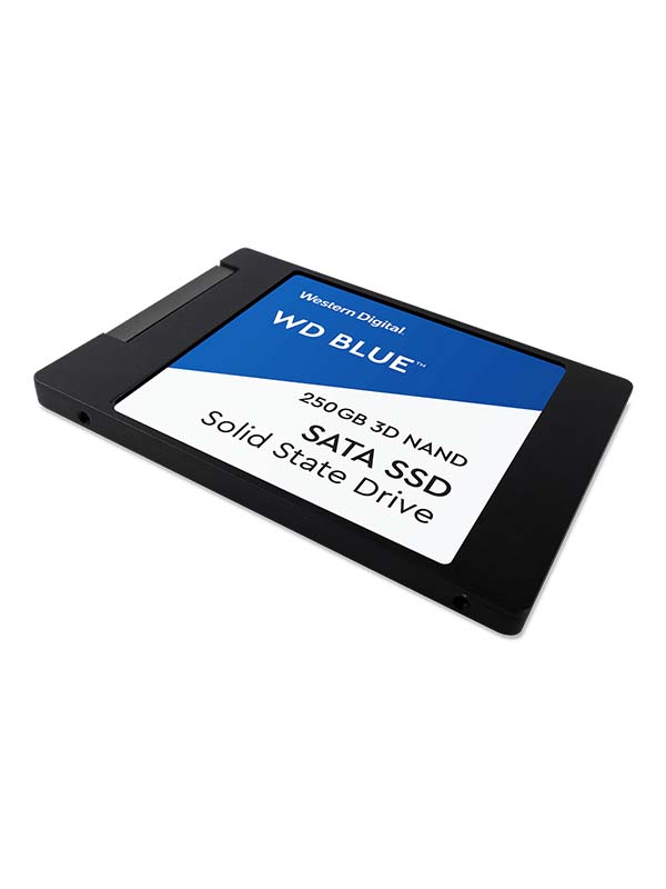 WD 250GB Blue 3D NAND PC SSD - SATA III 6 Gb/s 2.5"/7mm Solid State Drive | WDS250G2B0A