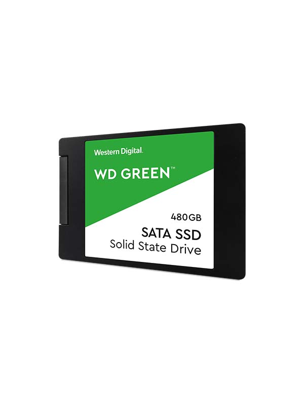 WD 480GB Green 3D NAND PC SSD - SATA III 6 Gb/s 2.5"/7mm Solid State Drive | WDS480G2G0A