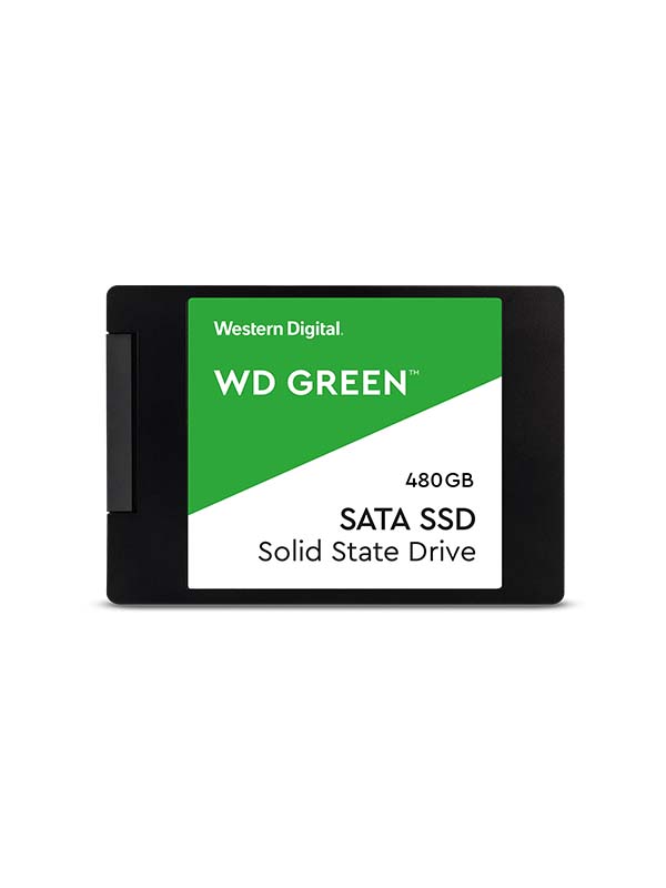 WD 480GB Green 3D NAND PC SSD - SATA III 6 Gb/s 2.5"/7mm Solid State Drive | WDS480G2G0A