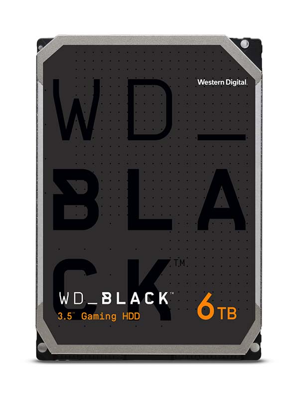 WD Black 6TB HDD, 7200rpm SATA 6Gb/s 256MB Cache 3.5 Inch | WD6003FZBX