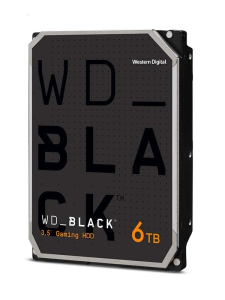 WD Black 6TB HDD, 7200rpm SATA 6Gb/s 256MB Cache 3