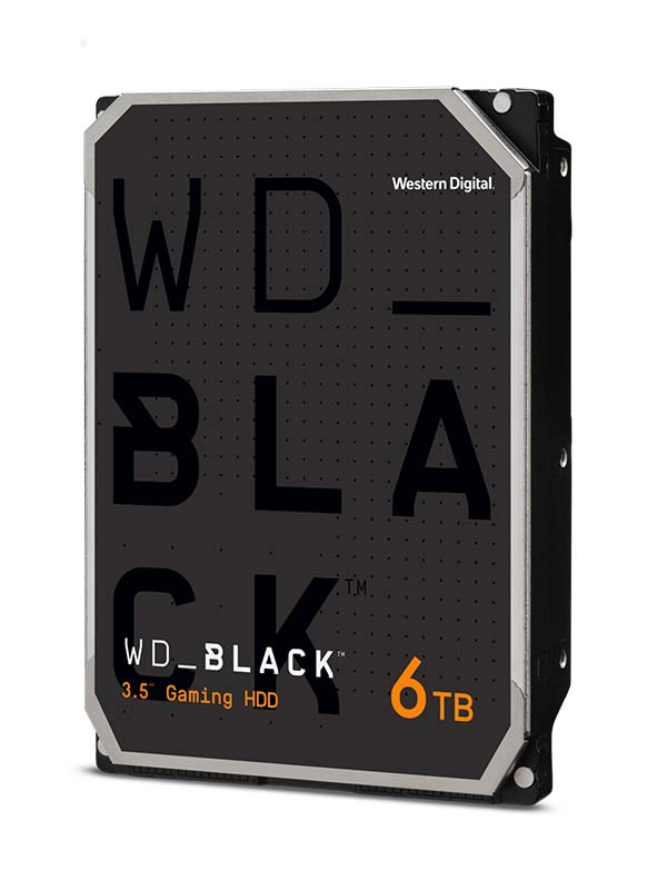 WD Black 6TB HDD, 7200rpm SATA 6Gb/s 256MB Cache 3.5 Inch | WD6003FZBX