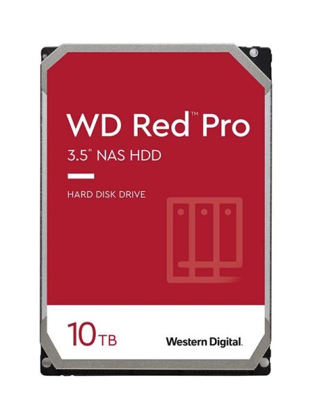 WD Red Pro 10TB NAS HDD, 7200rpm, SATA 6 Gb/s, 3.5