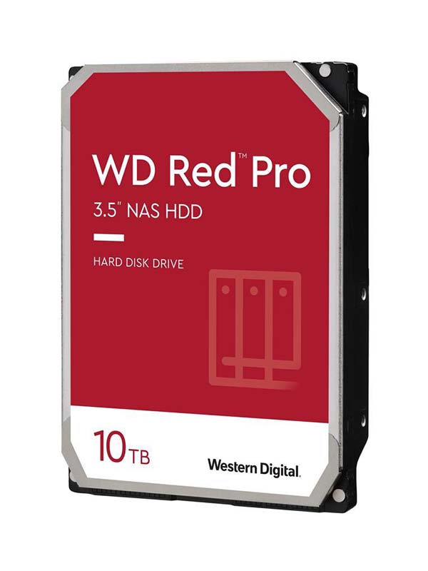 WD Red Pro 10TB NAS HDD, 7200rpm, SATA 6 Gb/s, 3.5 Inch | WD102KFBX