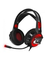 Crown Gaming Headset CMGH-3000, Black & Red
