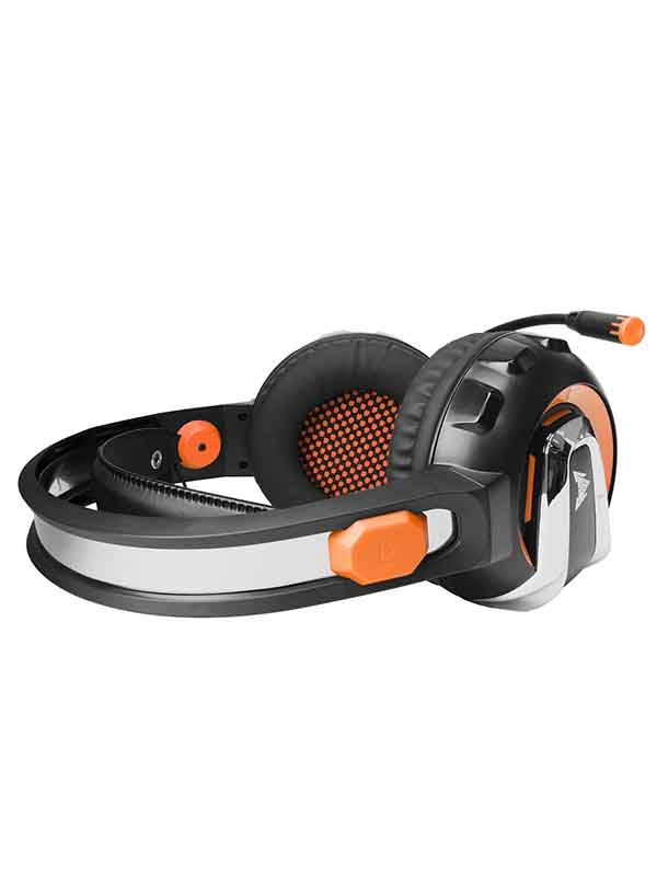 Crown Gaming Headset CMGH-3003, Black & Orange  