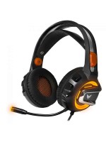 Crown Gaming Headset CMGH-3003, Black & Orange  