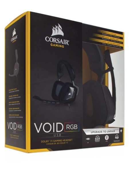 CORSAIR Gaming VOID USB RGB Gaming Headset – Carbo