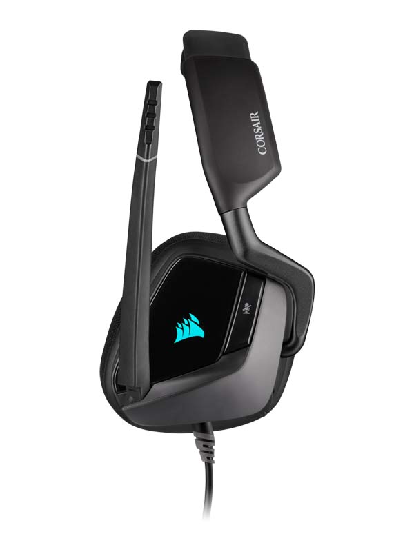 CORSAIR VOID RGB ELITE USB Premium Gaming Headset with 7.1 Surround Sound — Carbon | CA-9011203-NA