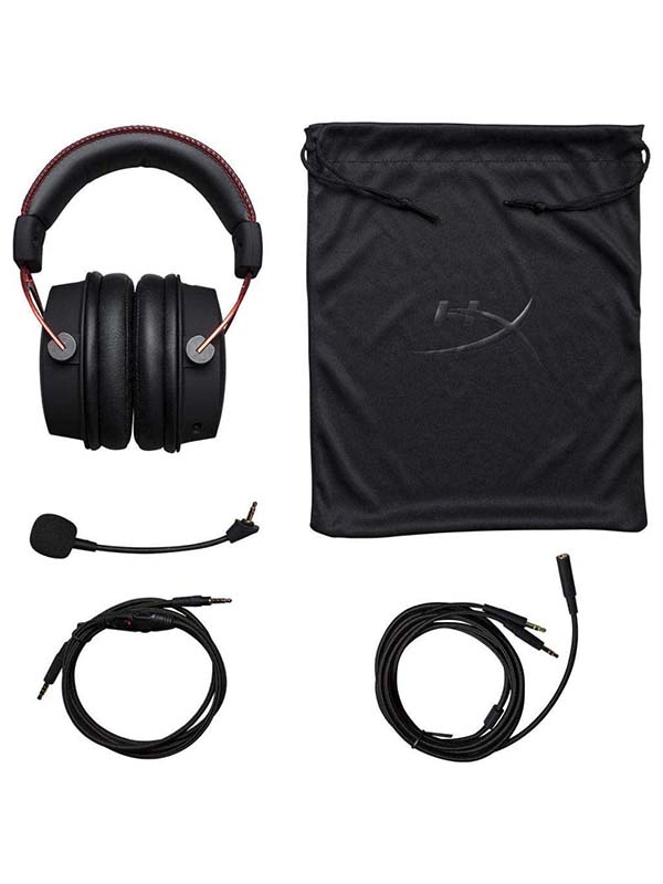 HYPERX Cloud Alpha Pro Gaming Headset For Pc, Ps4 & Xbox One, Nintendo Switch (Hx-Hsca-Rd/Ee),Black | HX-HSCA-RD/EE