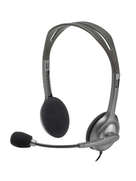 LOGITECH H110 Stereo Headset with One Year Warrant