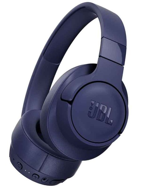 JBL TUNE 750BT Wireless Over-Ear Headphones with Noise Cancellation, Blue | JBL TUNE 750BTNC