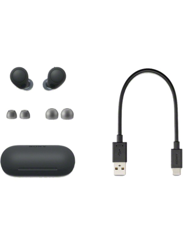Sony WF-C700N Bluetooth Wireless Noise Cancelling Headphones Black | Sony WF-C700N Black