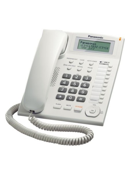 Panasonic KX-TS880 Integrated Corded Telephone White | KX-TS880