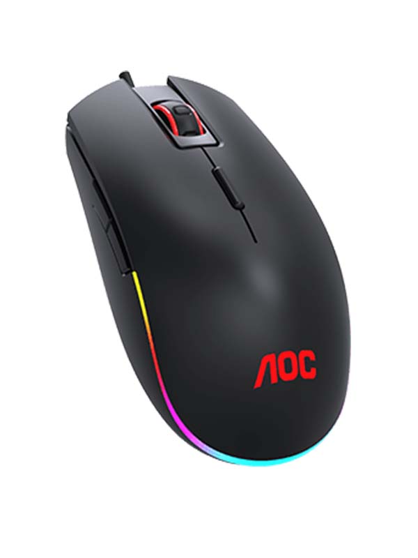 AOC GM500 RGB Gaming Mouse - Black | GM500