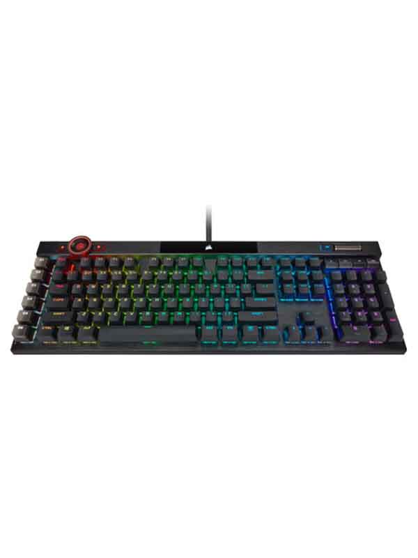 Corsair K100 RGB Optical-Mechanical OPX Switch Gaming Keyboard, Black - CH-912A01A