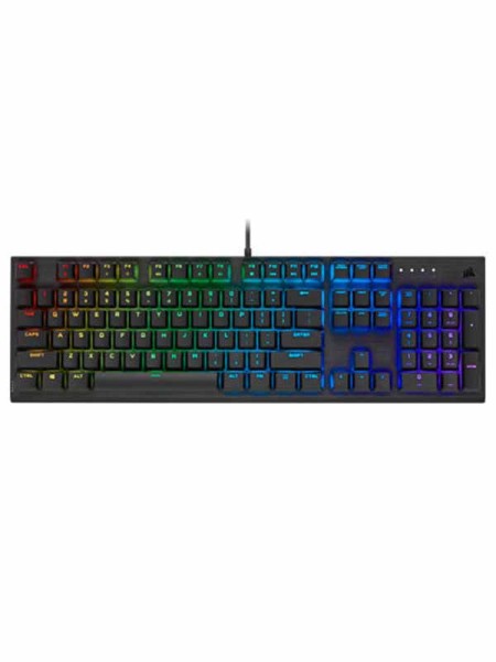 CORSAIR K60 RGB PRO Low Profile Mechanical Gaming Keyboard, Black