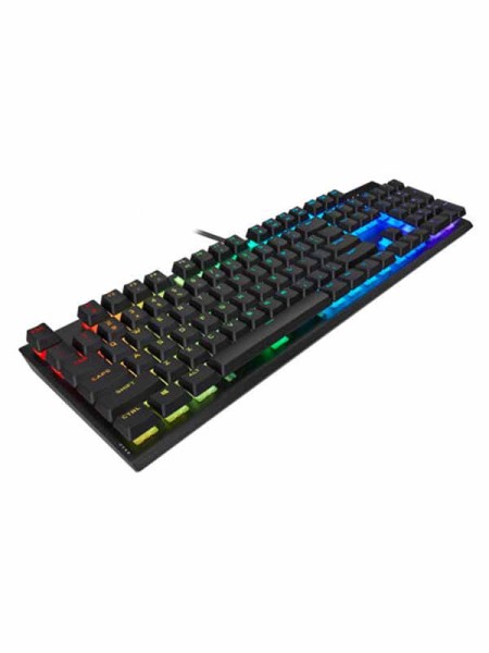 CORSAIR K60 RGB PRO Low Profile Mechanical Gaming Keyboard, Black
