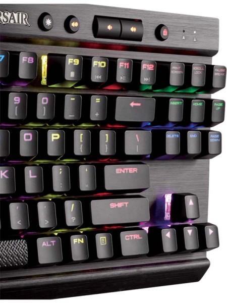 CORSAIR K65 RGB RAPIDFIRE Compact Mechanical Gaming Keyboard — CHERRY® MX Speed RGB | CH-9110014-NA