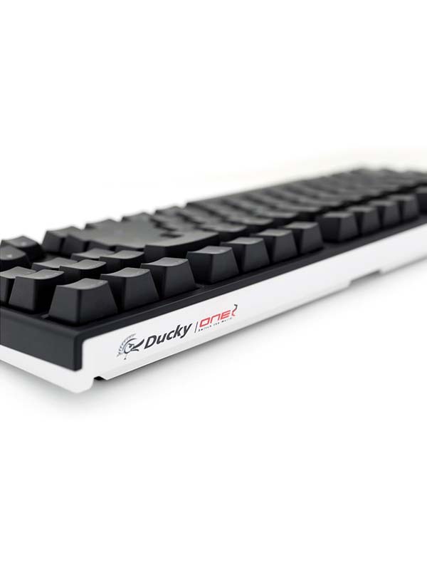 DUCKY One 2 TKL RGB LED Double Shot PBT Gaming Mechanical Keyboard - Cherry MX Blue Bezel Design Detachable USB Type – C | DKON1787ST