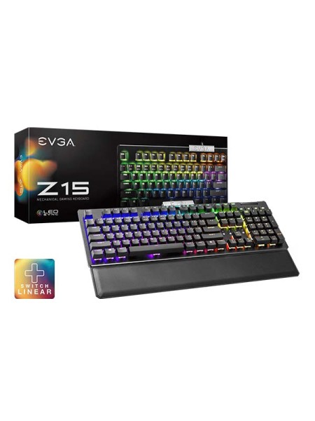 EVGA Z15 RGB Mechanical Gaming Keyboard, Linear Sw