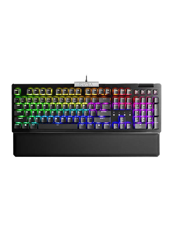 EVGA Z15 RGB Mechanical Gaming Keyboard, Linear Switch, RGB Backlit LED, Hot Swappable Kailh Speed Silver Switches | 821-W1-15US-KR
