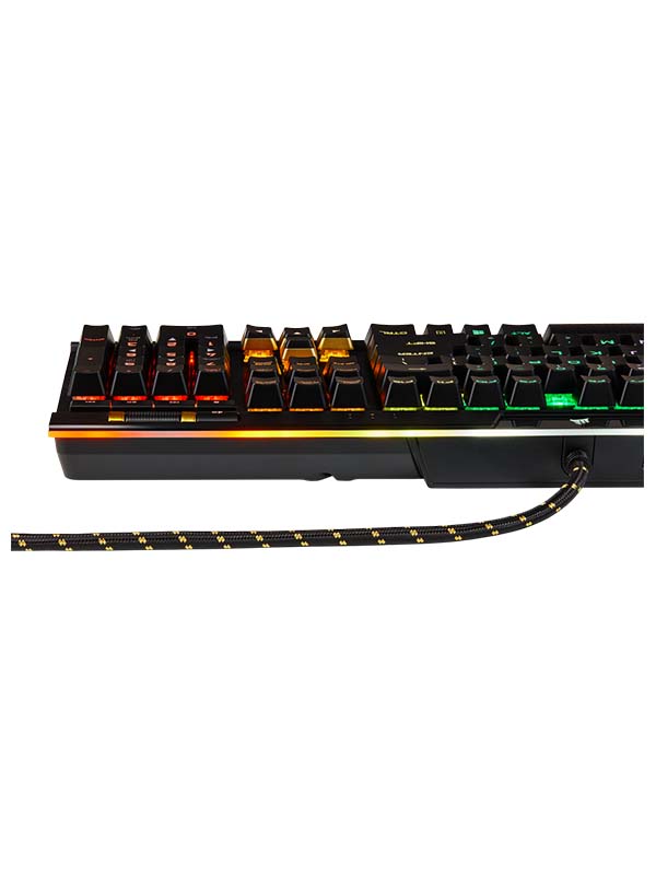 CORSAIR K95 RGB PLATINUM SE Mechanical Gaming Keyboard, Cherry MX Speed Red Linear, Arabic - Black | CH-9127314-AR
