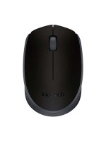 LOGITECH M171 Wireless Mouse, 2.4 GHz with USB Mini Receiver, Optical Tracking, Ambidextrous PC / Mac / Laptop – Black | 910-004424