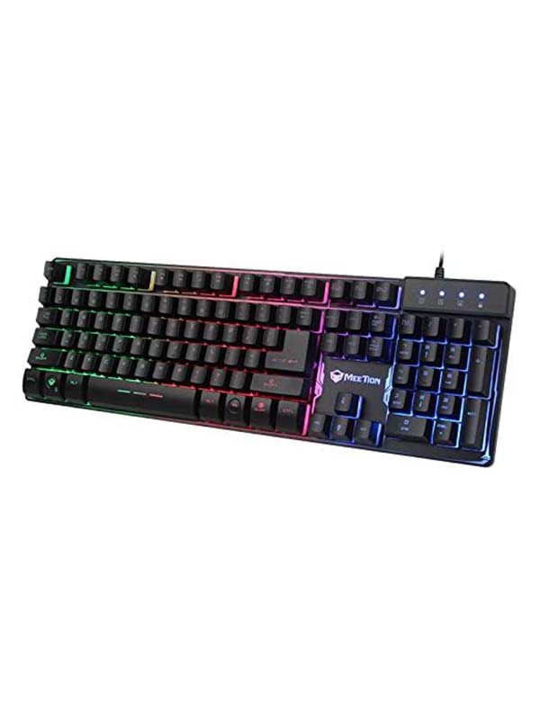 MEETION K9300 Gaming Keyboard Wired Colorful Rainbow Backlit Keyboard, MT-K9300
