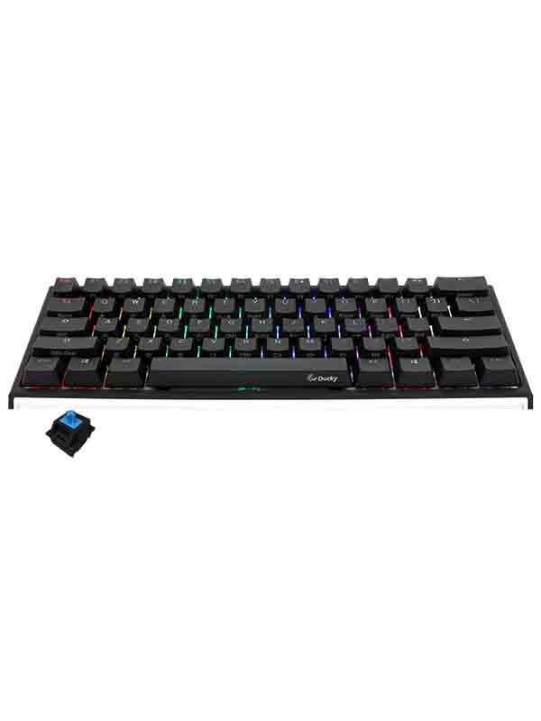Ducky ONE 2 MINI RGB Light Blue & Black Swith Gaming Keyboard, DKON2061ST-CARALAZT1