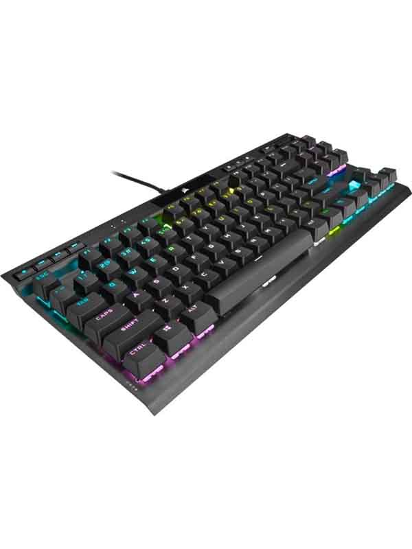  Corsair K70 RGB TKL Champion Gaming Keyboard, Cherry MX RED, Red axis, Matrix 87 Keys, Wired Mechanical Keyboard | CH-9119010-NA