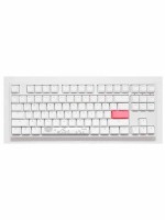 Ducky ONE 2 TKL RGB Cherry Silent Red RGB Switch White (English & Arabic) Gaming Mechanical Keyboard, DKON1787ST-SARALAWWT1