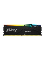 Kingston FURY Beast RGB KF560C36BBE2AK2-64, 64GB (2x32GB) DDR5-6000 Gaming RAM, 6000MT/s, PC5-48000, CL36, AMD EXPO, Intel XMP 3.0, Black | KF560C36BBE2AK2-64