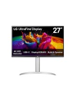 LG 27UP850K-W UltraFine 27-inch 4K UHD IPS Monitor, 60Hz, 5ms GTG, VESA DisplayHDR 400, DCI-P3 95%, USB-C 90W, AMD FreeSync, HDMI, DisplayPort, 10W Speakers, Height/Pivot Stand, White | 27UP850K-W