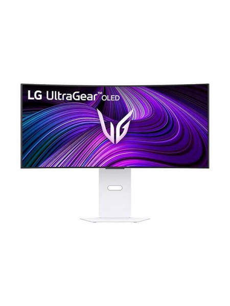 LG UltraGear OLED 34GX90SA-W 34-inch WQHD 800R Curved Smart Gaming Monitor, 240Hz, 0.03ms GTG, DisplayHDR True Black 400, G-SYNC Compatible, FreeSync Premium, webOS, HDMI 2.1, USB-C 65W, White | 34GX90SA-W.AMA