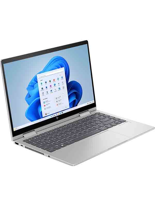 HP Envy X360 14-ES0033DX, 2 in 1 Laptop, 13th Gen Intel Core i7-1355U, 16GB RAM, 1TB SSD, Intel Iris Xe Graphics, 14inch FHD IPS Touch Screen Display, Windows 11 Home, Backlit Keyboard, Silver with Warranty |  14-ES0033DX