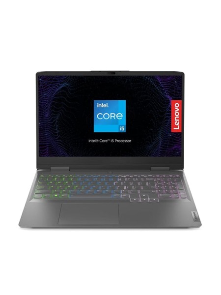 Lenovo LOQ 15IRH8, Lenovo Laptop, 12th Gen Intel i5 12450H, 8GB RAM, 512GB SSD, Nvidia GeForce RTX 2050 4GB Graphics, 15.6" FHD 144Hz Display, Windows 11 Home, Shadow Gray, English & Arabic Keyboard with Warranty | 82XV00P2AX