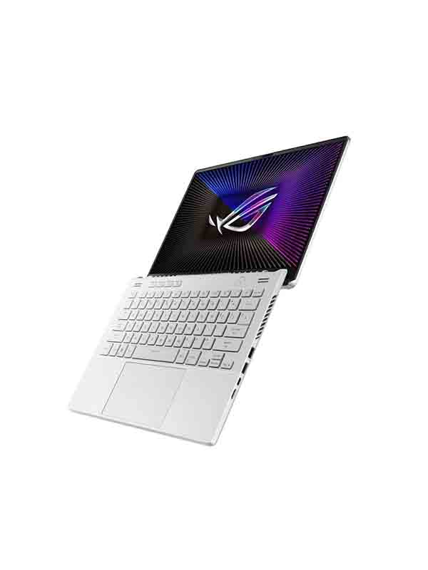 Asus ROG Zephyrus G14 GA402XV Laptop, Asus Gaming Laptop, AMD Ryzen 9 7940HS, 16GB RAM, 512GB SSD, Nvidia Geforce RTX 4060 8GB Graphics, 14" WQXGA 120Hz Display, Windows 11 Home, Backlit English KB, White, Warranty | 90NR0DG1-M002U0