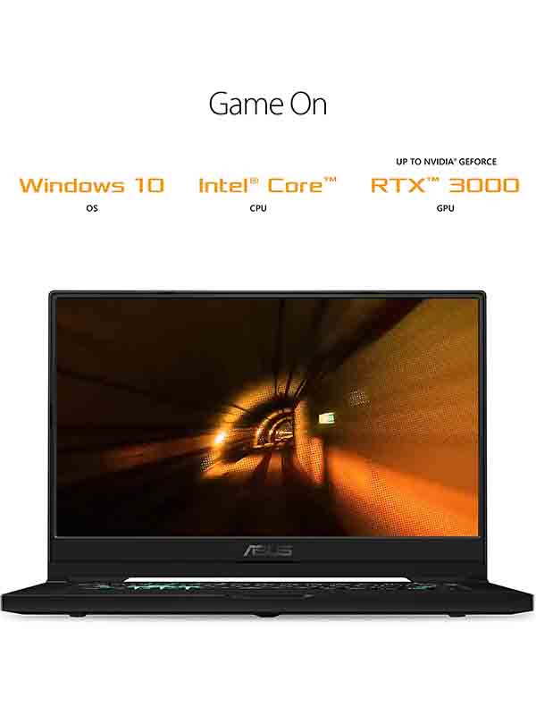 ASUS TUF Dash 15 Ultra Slim Gaming Laptop, 15.6inch 144Hz FHD Display, 11th Gen Intel Core i7-11370H Processor, 16GB RAM, 512GB SSD, NVIDIA GeForce RTX 3050TI 4GB Graphics, Windows 11 Home, Grey Color with Warranty | Asus TUF516PE-AB73