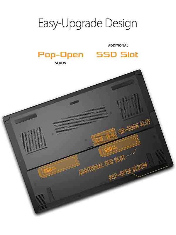 ASUS TUF Dash 15 Ultra Slim Gaming Laptop, 15.6inch 144Hz FHD Display, 11th Gen Intel Core i7-11370H Processor, 16GB RAM, 512GB SSD, NVIDIA GeForce RTX 3050TI 4GB Graphics, Windows 11 Home, Grey Color with Warranty | Asus TUF516PE-AB73