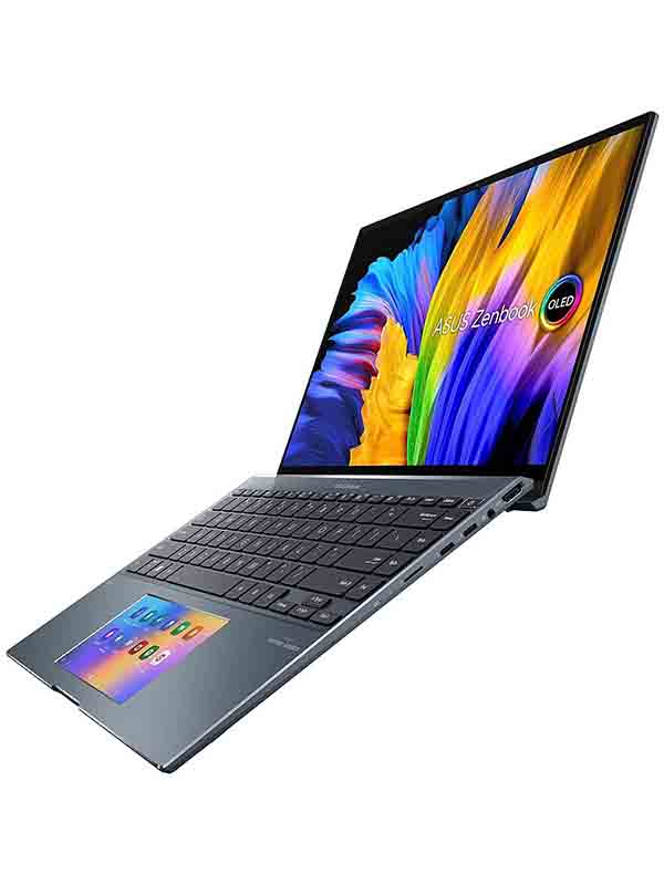 Asus Zenbook 14X OLED UX5400Z, 12th Gen Intel Core i7-1260P, 16GB RAM, 1TB SSD, Nvidia GeForce RTX 2050 Graphics, 14inch 2.8K 16:10 Touch Display, Windows 11 Home, Pine Gray with Warranty |  UX5400ZF-PB76T