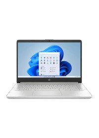 HP 14s-DQ5029NE Laptop, HP Laptop, 12th Gen Intel Core i5-1235U, 8GB RAM, 512GB SSD, Intel Iris X Graphics, 14" FHD Display, Windows 11 Home, English & Arabic Keyboard, Silver with Warranty | 77C66EA#ABV