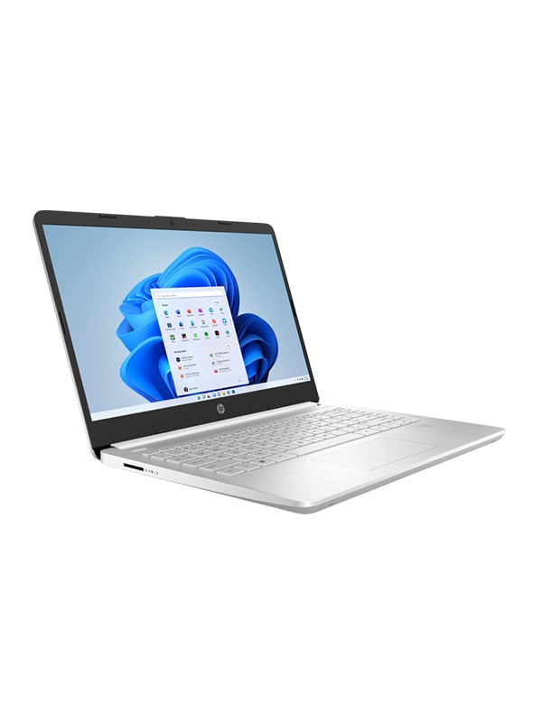 HP 14s-DQ5029NE Laptop, HP Laptop, 12th Gen Intel Core i5-1235U, 8GB RAM, 512GB SSD, Intel Iris X Graphics, 14" FHD Display, Windows 11 Home, English & Arabic Keyboard, Silver with Warranty | 77C66EA#ABV