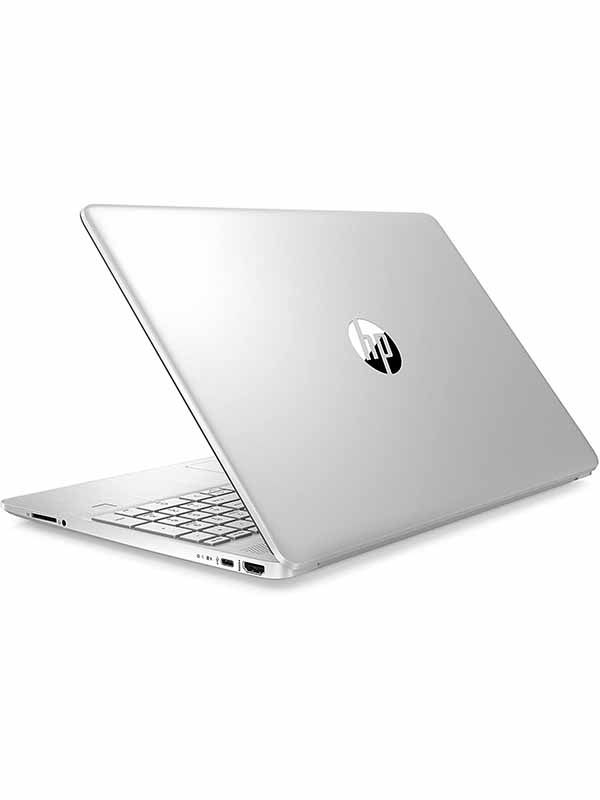 HP 15S-FQ2020NE Laptop, 11th Gen Intel Core i3-1155G4, 15.6" FHD Display, 4GB RAM, 256GB SSD,  Intel UHD Graphics, Windows 11 Home, ENG-ARAB Keyboard, Silver with Warranty